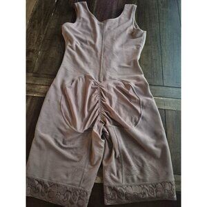Shapellex Beige Compression Shapewear Bodysuit Size L